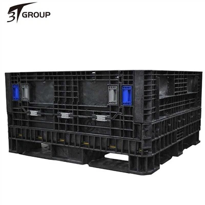 45" X 48" X 25" 헤비 듀티 접을 수 있는 벌크 컨테이너(도어 2개)